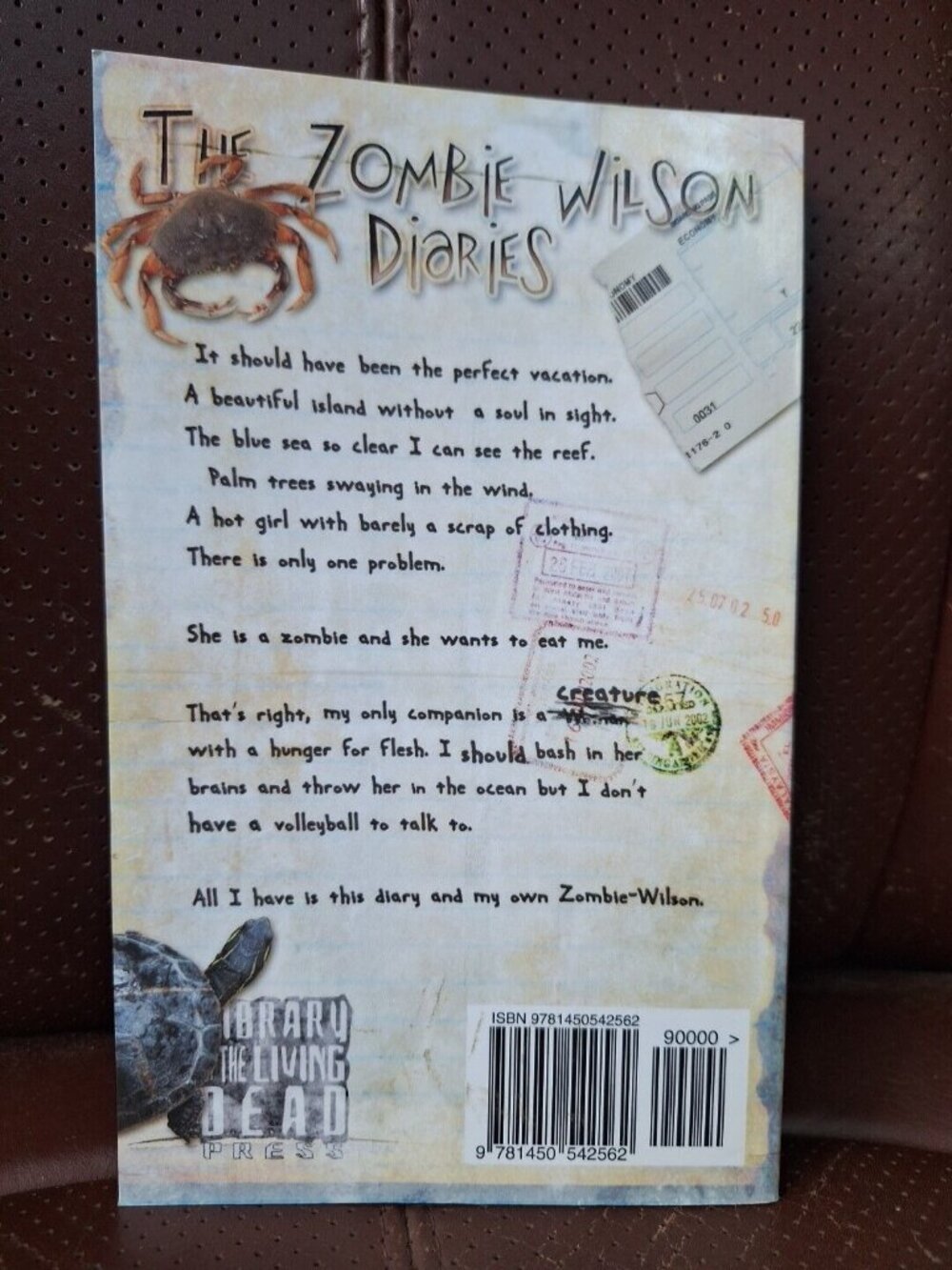 Library Of Living Dead The Zombie Wilson Diaries Timothy W Long Autographed Book - Picture 7 of 7